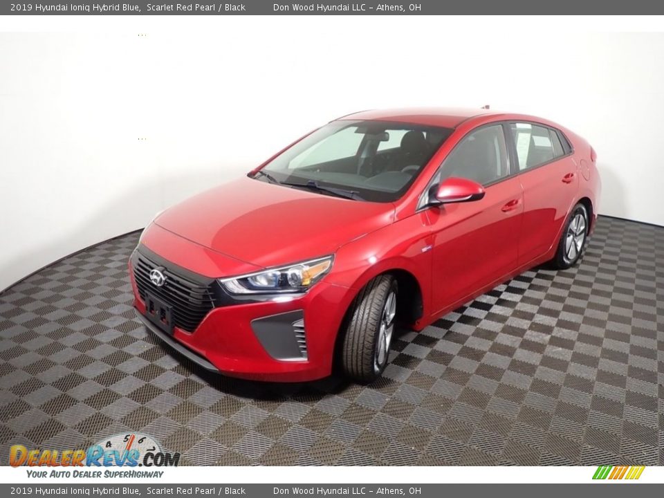 2019 Hyundai Ioniq Hybrid Blue Scarlet Red Pearl / Black Photo #9