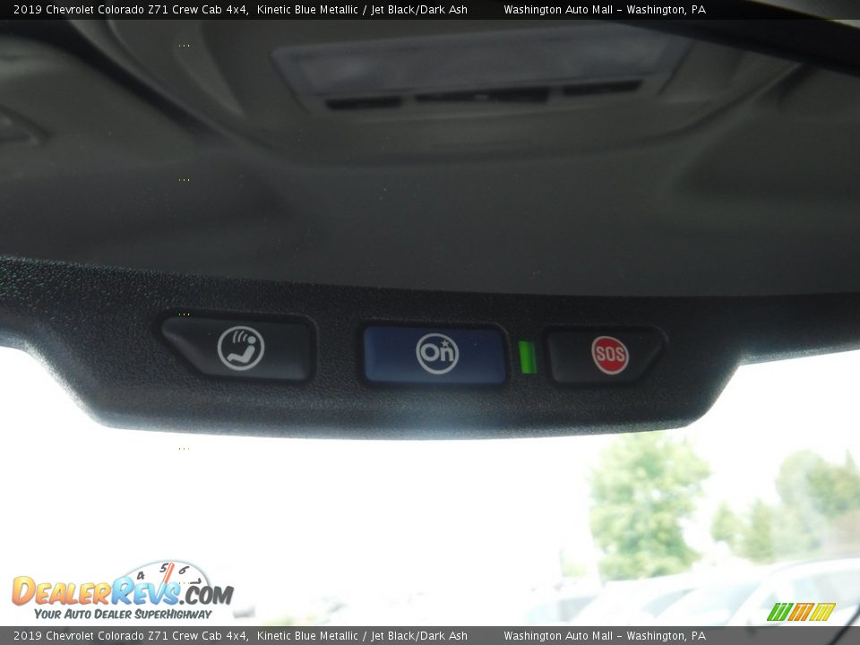 2019 Chevrolet Colorado Z71 Crew Cab 4x4 Kinetic Blue Metallic / Jet Black/Dark Ash Photo #27