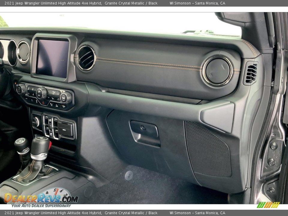 Dashboard of 2021 Jeep Wrangler Unlimited High Altitude 4xe Hybrid Photo #16