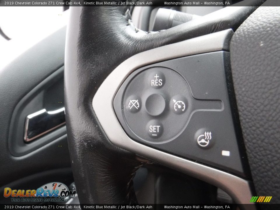 2019 Chevrolet Colorado Z71 Crew Cab 4x4 Kinetic Blue Metallic / Jet Black/Dark Ash Photo #28