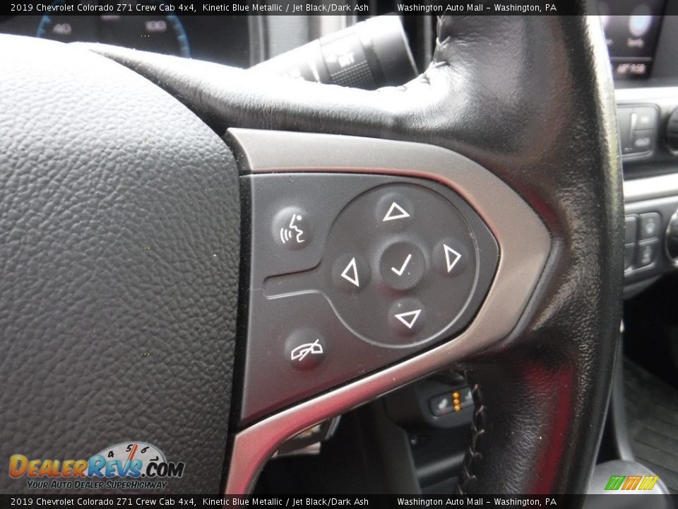 2019 Chevrolet Colorado Z71 Crew Cab 4x4 Kinetic Blue Metallic / Jet Black/Dark Ash Photo #29