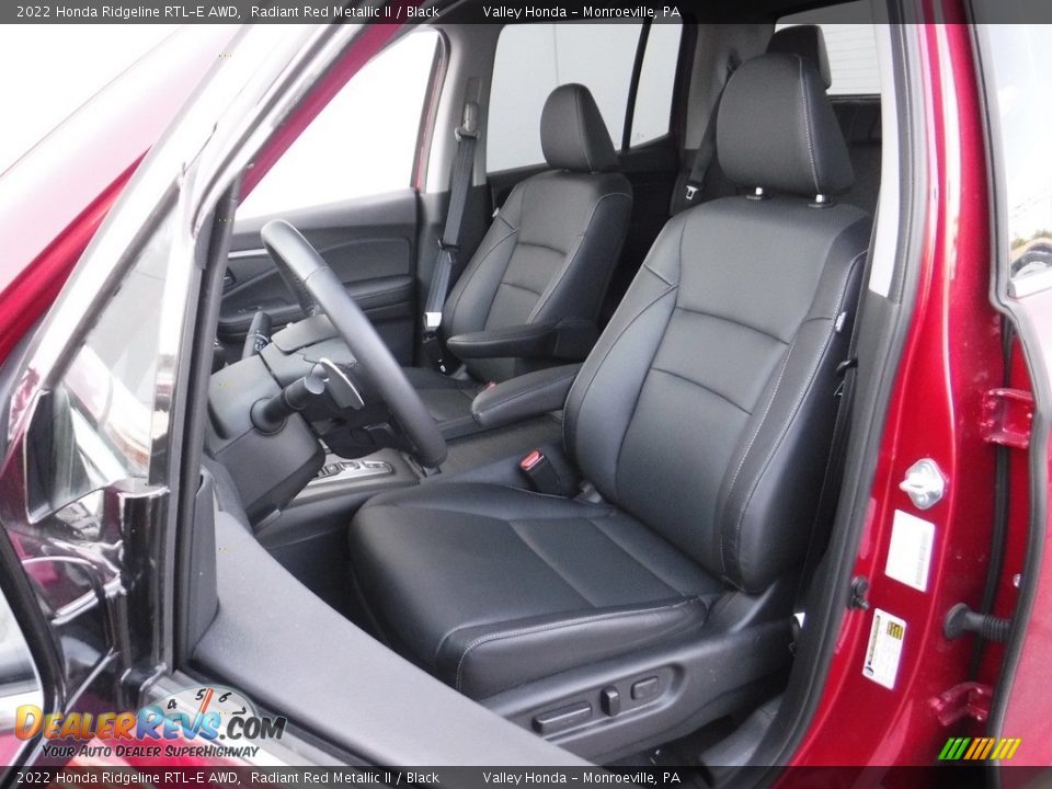 Black Interior - 2022 Honda Ridgeline RTL-E AWD Photo #19
