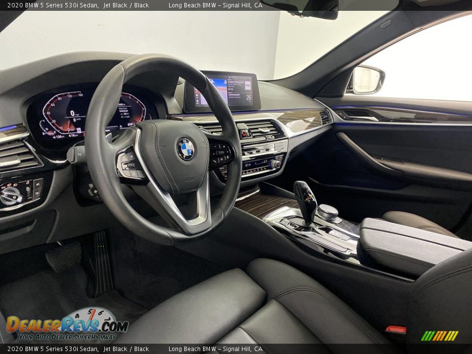 2020 BMW 5 Series 530i Sedan Jet Black / Black Photo #15