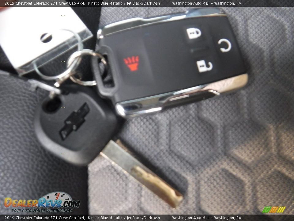 2019 Chevrolet Colorado Z71 Crew Cab 4x4 Kinetic Blue Metallic / Jet Black/Dark Ash Photo #32