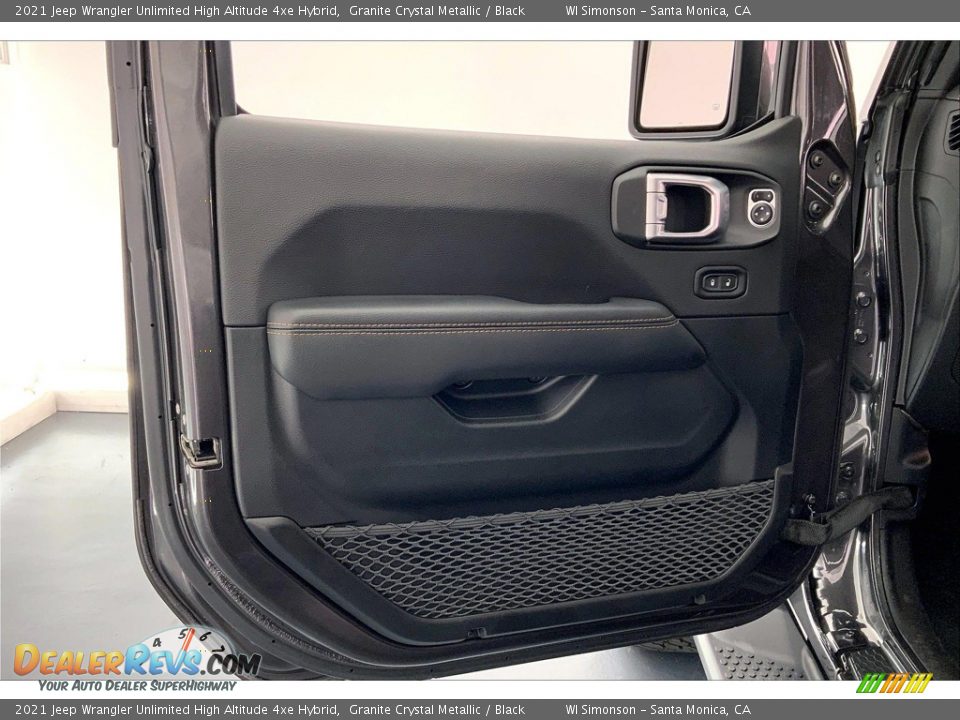 Door Panel of 2021 Jeep Wrangler Unlimited High Altitude 4xe Hybrid Photo #25
