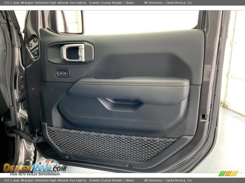 Door Panel of 2021 Jeep Wrangler Unlimited High Altitude 4xe Hybrid Photo #26