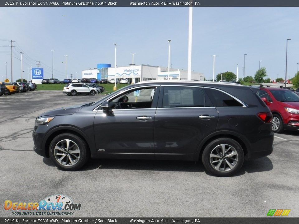 2019 Kia Sorento EX V6 AWD Platinum Graphite / Satin Black Photo #7