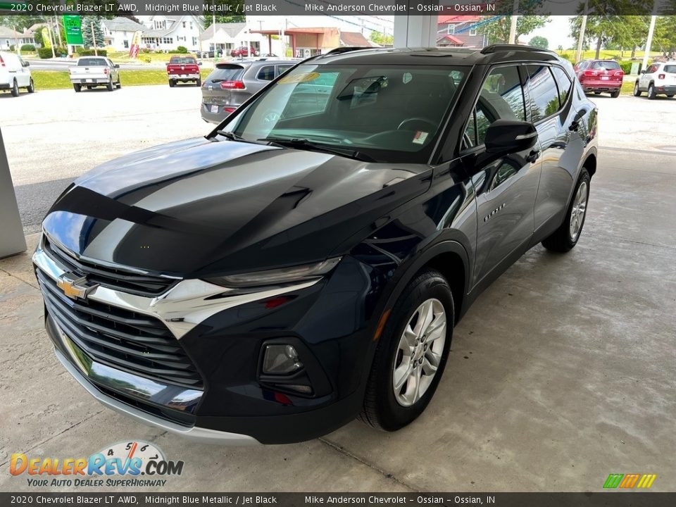 2020 Chevrolet Blazer LT AWD Midnight Blue Metallic / Jet Black Photo #2