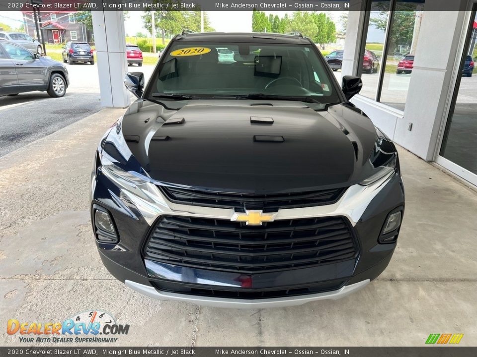 2020 Chevrolet Blazer LT AWD Midnight Blue Metallic / Jet Black Photo #3