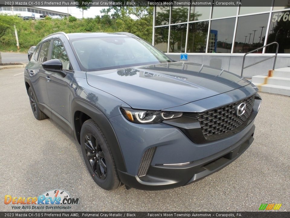 2023 Mazda CX-50 S Preferred Plus AWD Polymetal Gray Metallic / Black Photo #9