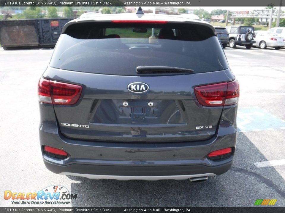 2019 Kia Sorento EX V6 AWD Platinum Graphite / Satin Black Photo #9