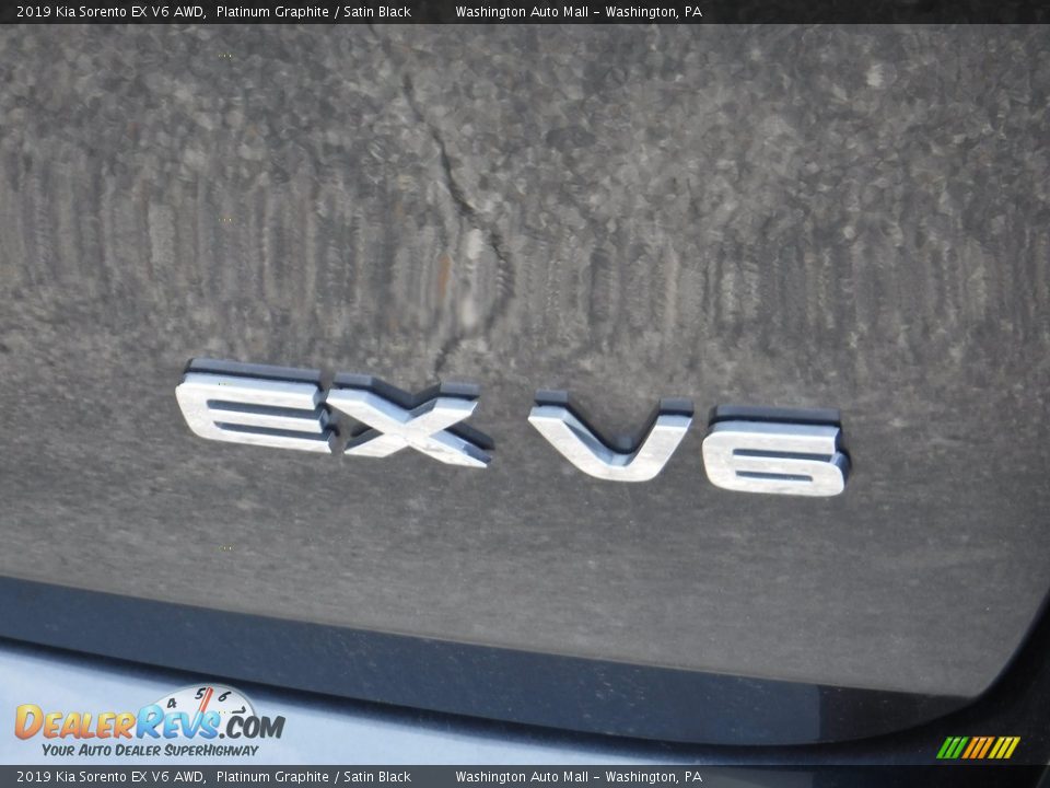 2019 Kia Sorento EX V6 AWD Platinum Graphite / Satin Black Photo #11