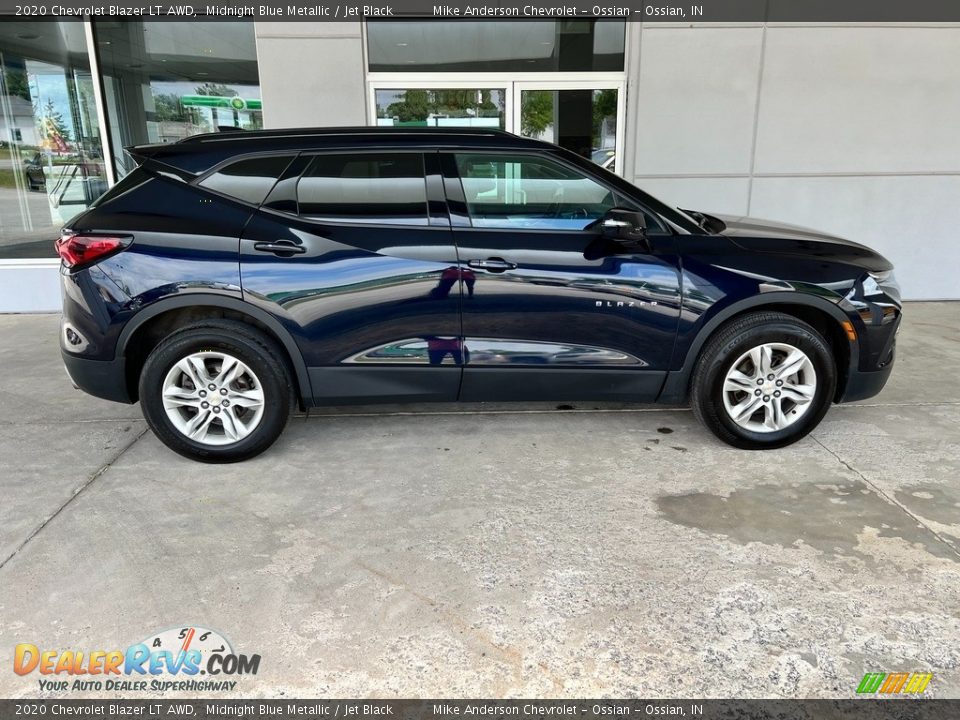 2020 Chevrolet Blazer LT AWD Midnight Blue Metallic / Jet Black Photo #6