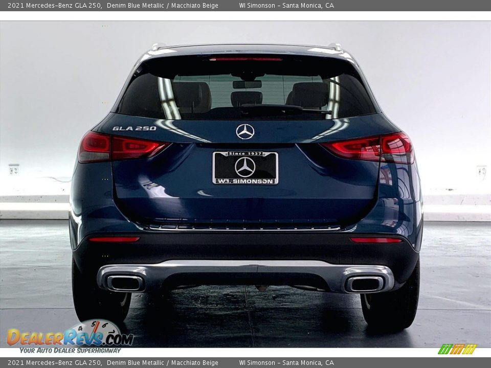 2021 Mercedes-Benz GLA 250 Denim Blue Metallic / Macchiato Beige Photo #3