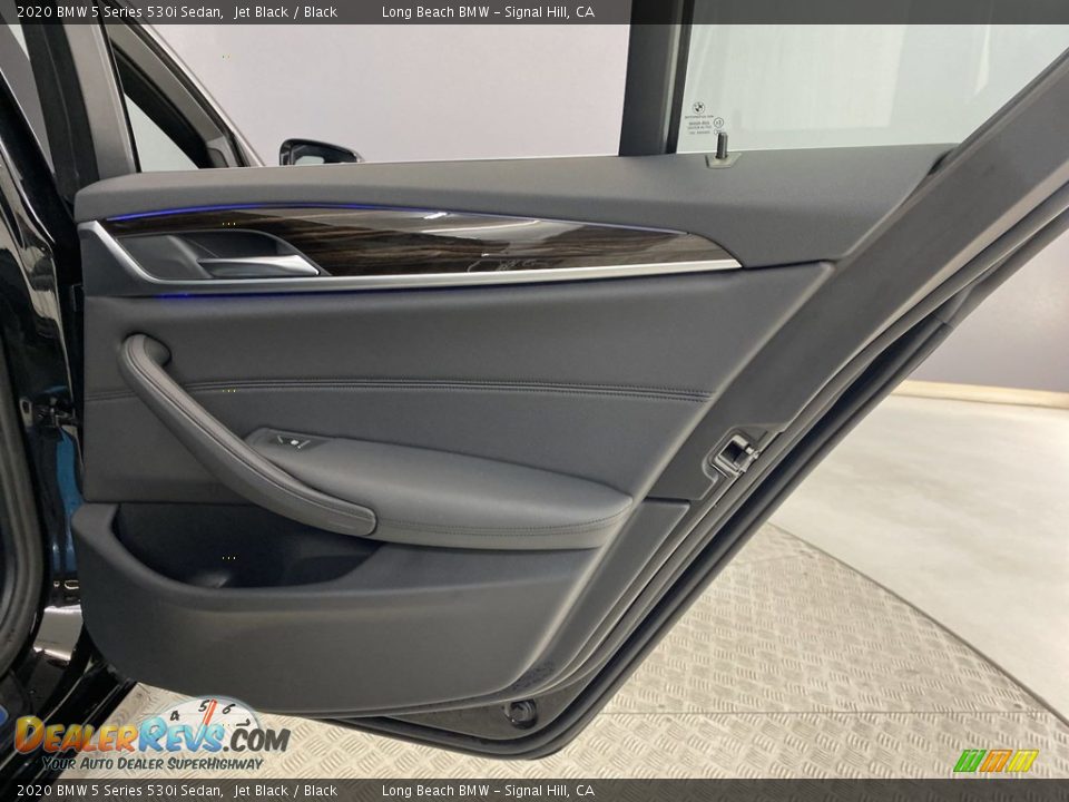 2020 BMW 5 Series 530i Sedan Jet Black / Black Photo #34