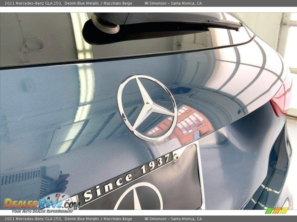 2021 Mercedes-Benz GLA 250 Denim Blue Metallic / Macchiato Beige Photo #7