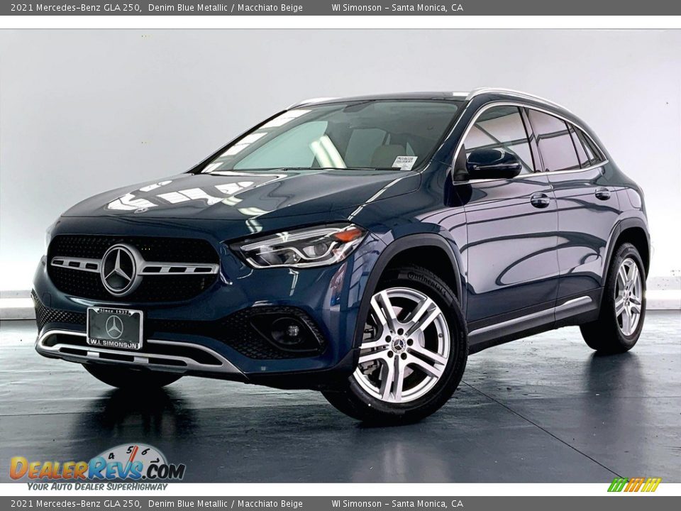 2021 Mercedes-Benz GLA 250 Denim Blue Metallic / Macchiato Beige Photo #12