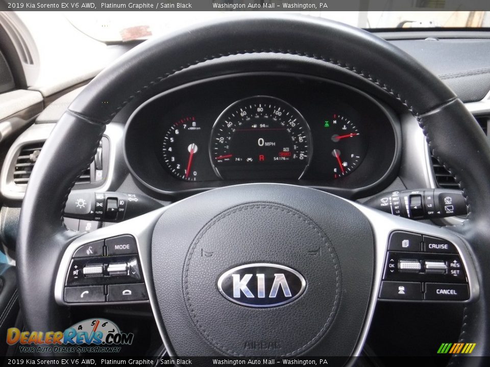 2019 Kia Sorento EX V6 AWD Steering Wheel Photo #24