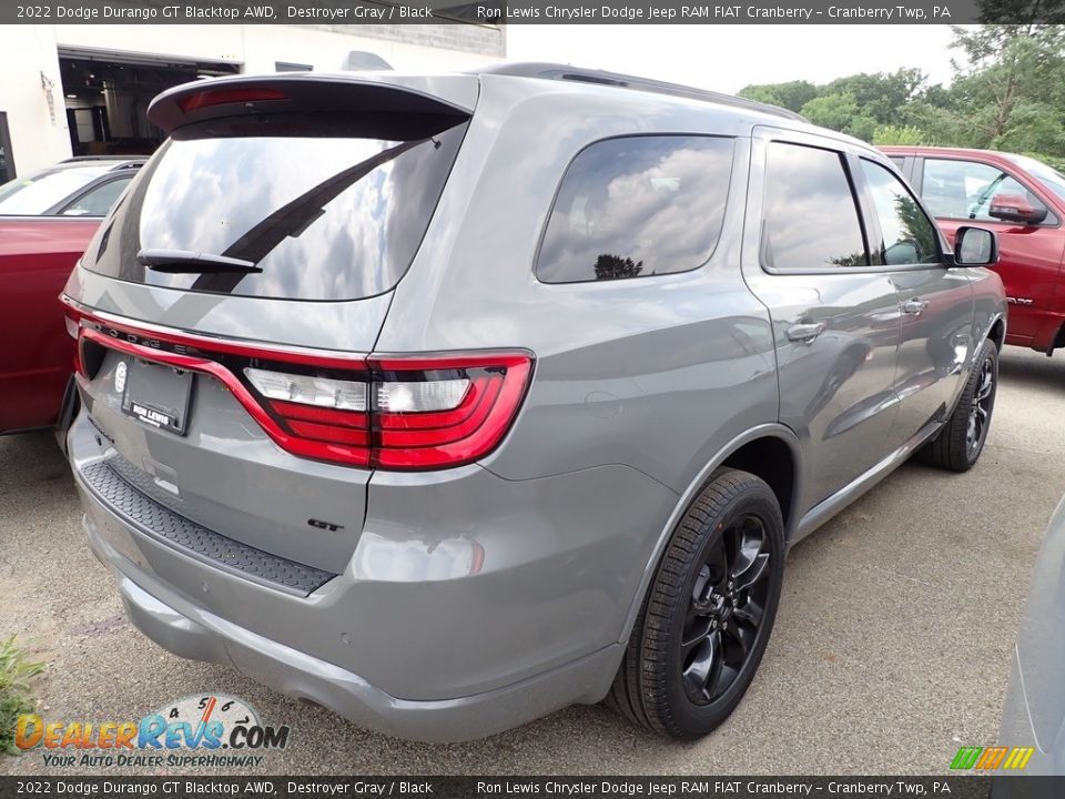 2022 Dodge Durango GT Blacktop AWD Destroyer Gray / Black Photo #3