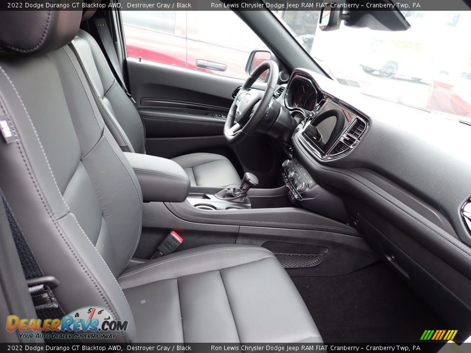 2022 Dodge Durango GT Blacktop AWD Destroyer Gray / Black Photo #10