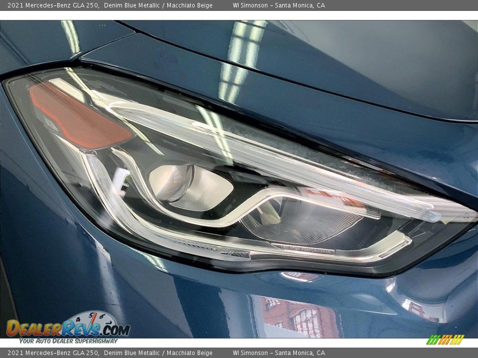 2021 Mercedes-Benz GLA 250 Denim Blue Metallic / Macchiato Beige Photo #28