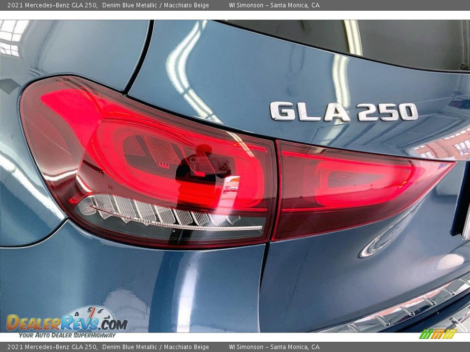 2021 Mercedes-Benz GLA 250 Denim Blue Metallic / Macchiato Beige Photo #29