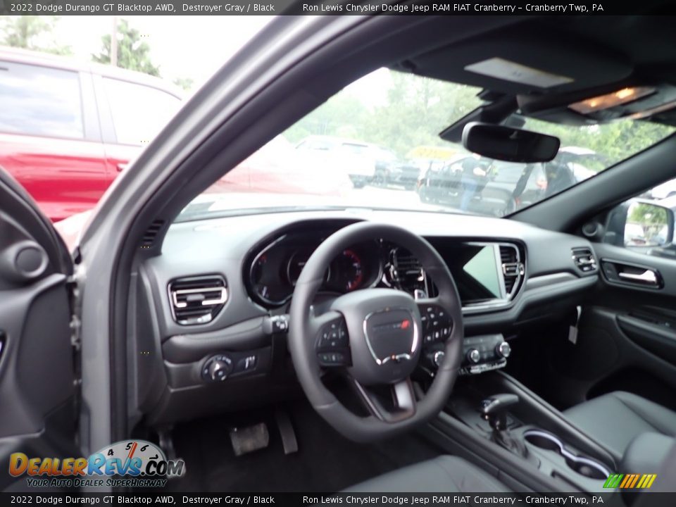 2022 Dodge Durango GT Blacktop AWD Destroyer Gray / Black Photo #15