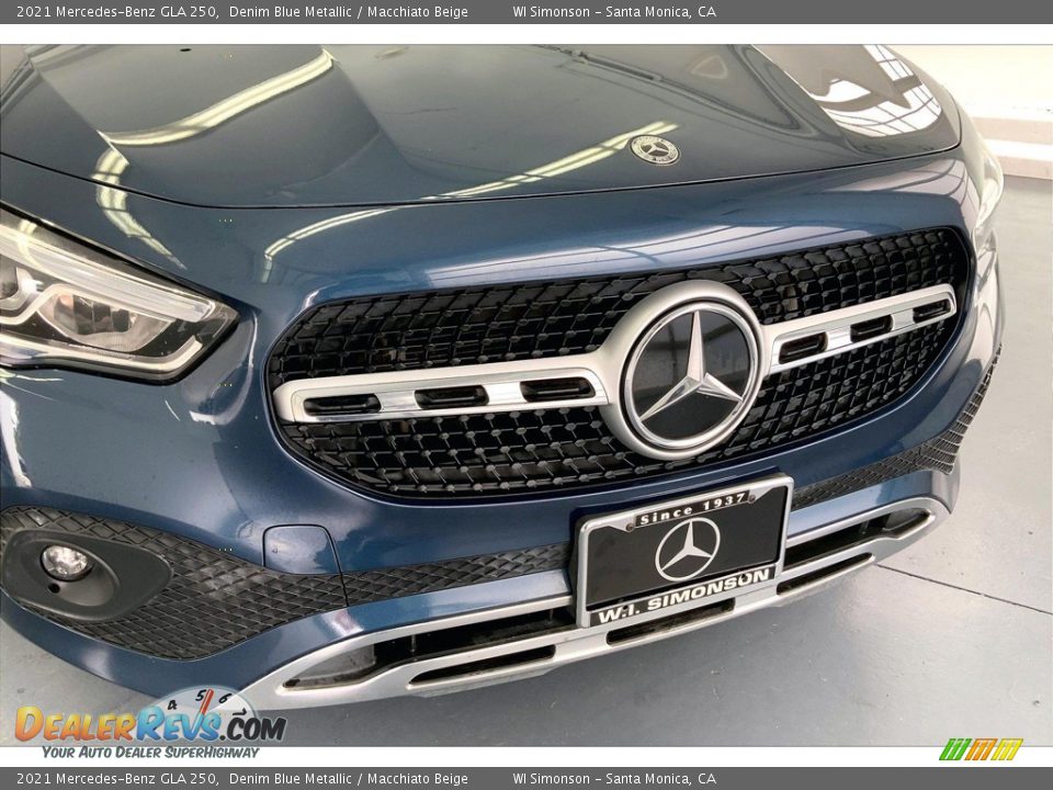 2021 Mercedes-Benz GLA 250 Denim Blue Metallic / Macchiato Beige Photo #30