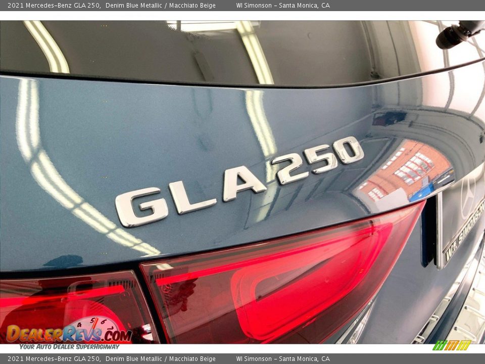 2021 Mercedes-Benz GLA 250 Denim Blue Metallic / Macchiato Beige Photo #31