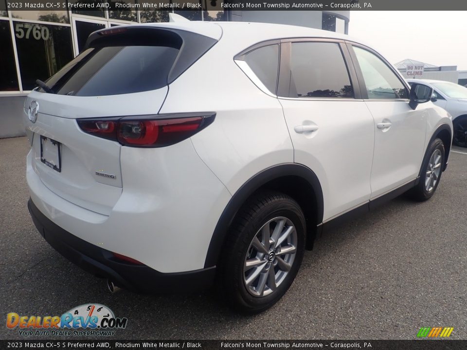 2023 Mazda CX-5 S Preferred AWD Rhodium White Metallic / Black Photo #2