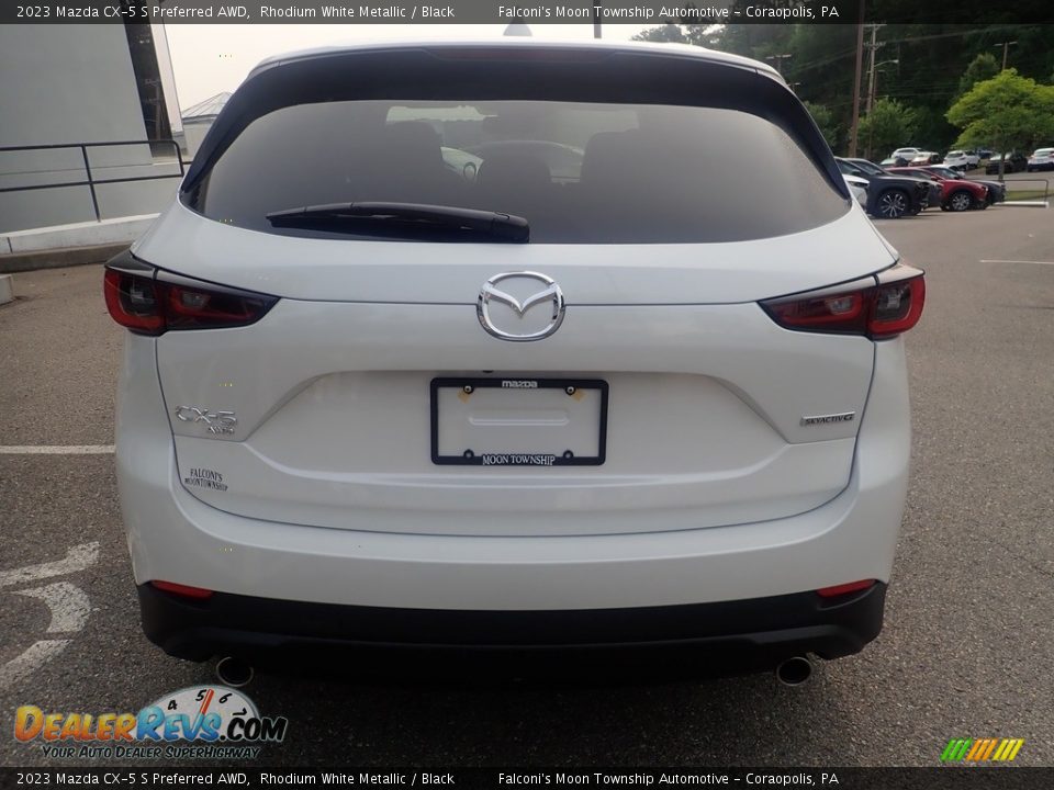 2023 Mazda CX-5 S Preferred AWD Rhodium White Metallic / Black Photo #3