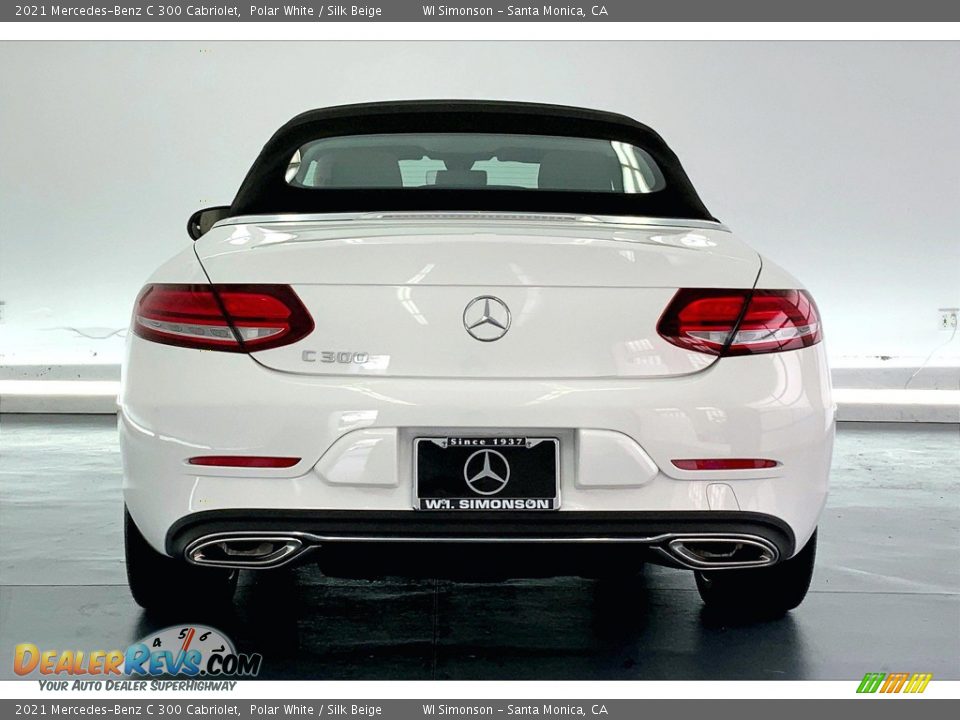 2021 Mercedes-Benz C 300 Cabriolet Polar White / Silk Beige Photo #3