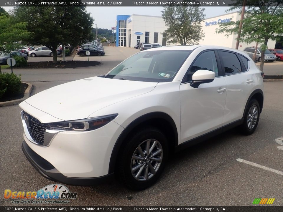 2023 Mazda CX-5 S Preferred AWD Rhodium White Metallic / Black Photo #7