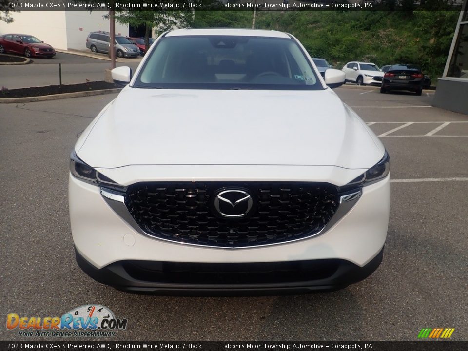 2023 Mazda CX-5 S Preferred AWD Rhodium White Metallic / Black Photo #8