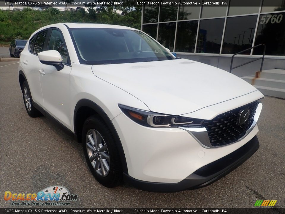 2023 Mazda CX-5 S Preferred AWD Rhodium White Metallic / Black Photo #9