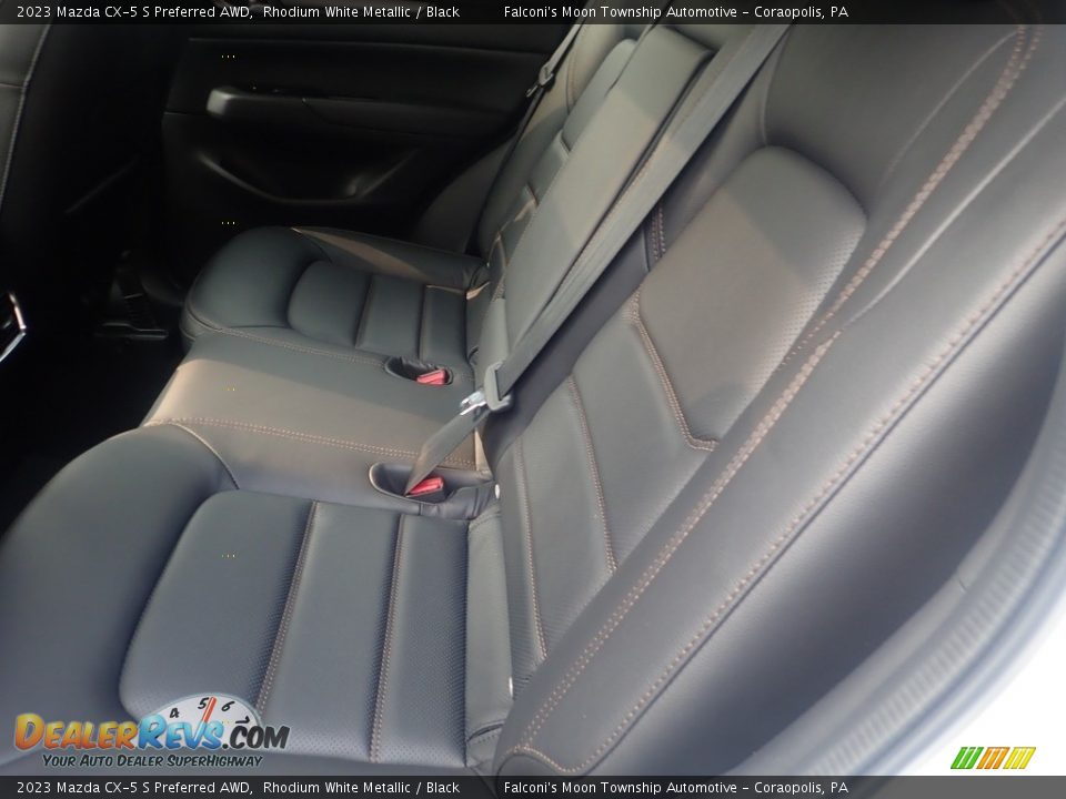 2023 Mazda CX-5 S Preferred AWD Rhodium White Metallic / Black Photo #12