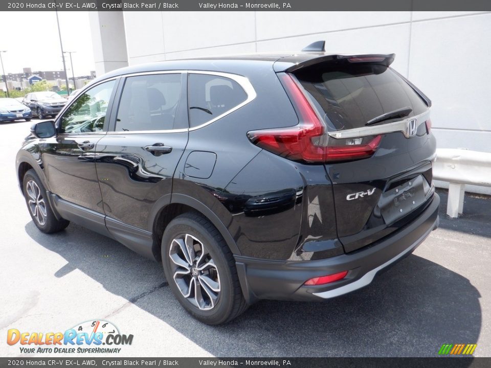 2020 Honda CR-V EX-L AWD Crystal Black Pearl / Black Photo #8