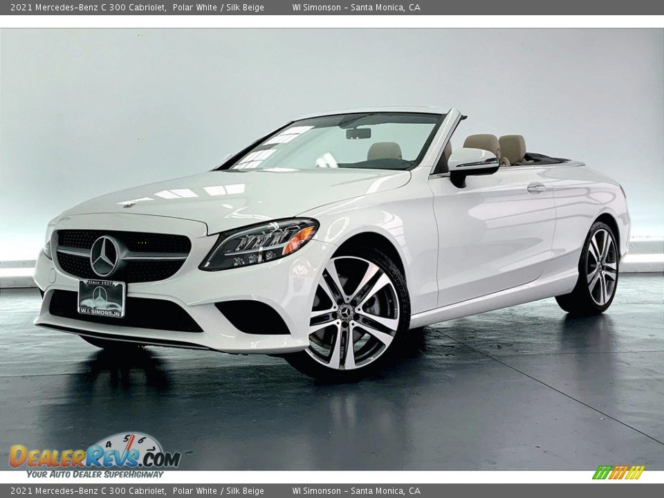 2021 Mercedes-Benz C 300 Cabriolet Polar White / Silk Beige Photo #12