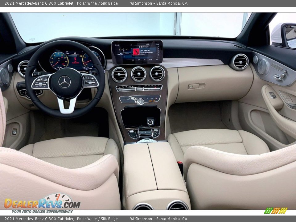 2021 Mercedes-Benz C 300 Cabriolet Polar White / Silk Beige Photo #15