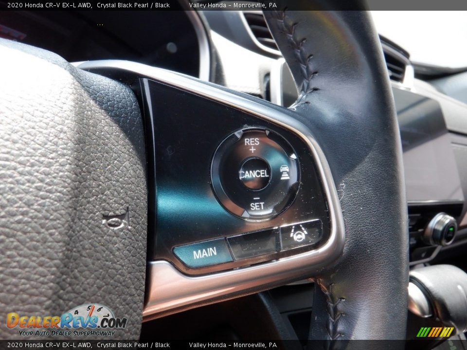 2020 Honda CR-V EX-L AWD Crystal Black Pearl / Black Photo #16