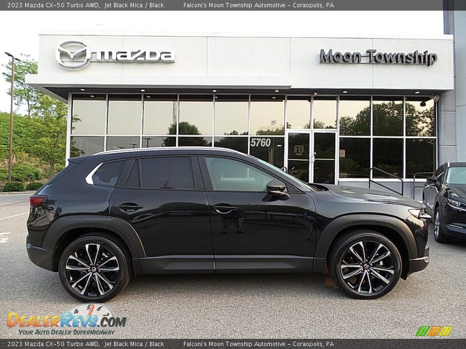 2023 Mazda CX-50 Turbo AWD Jet Black Mica / Black Photo #1