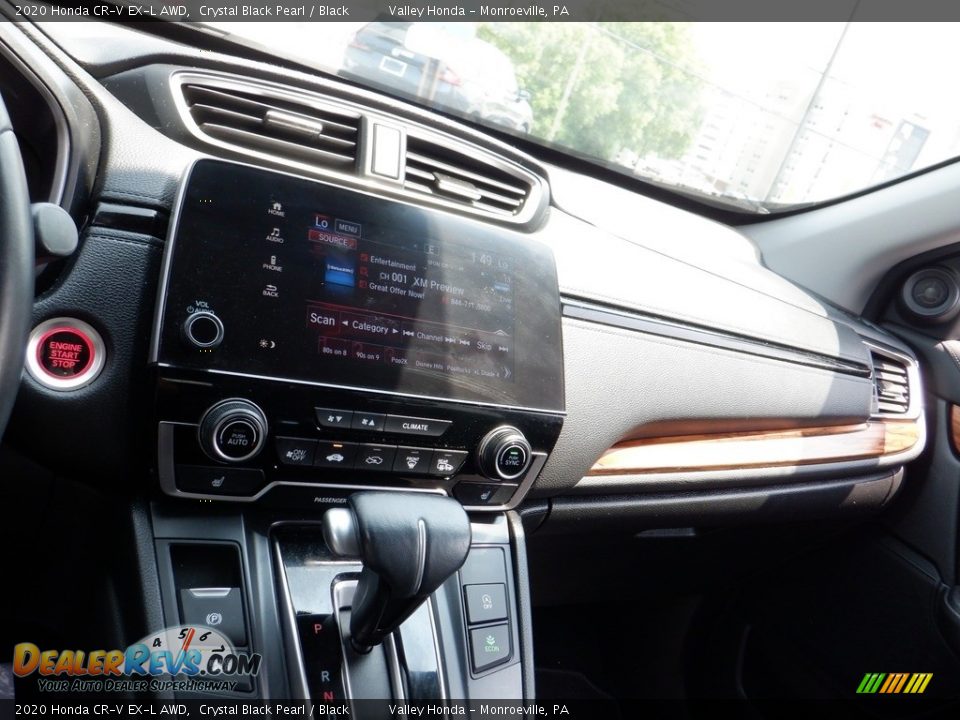 2020 Honda CR-V EX-L AWD Crystal Black Pearl / Black Photo #19
