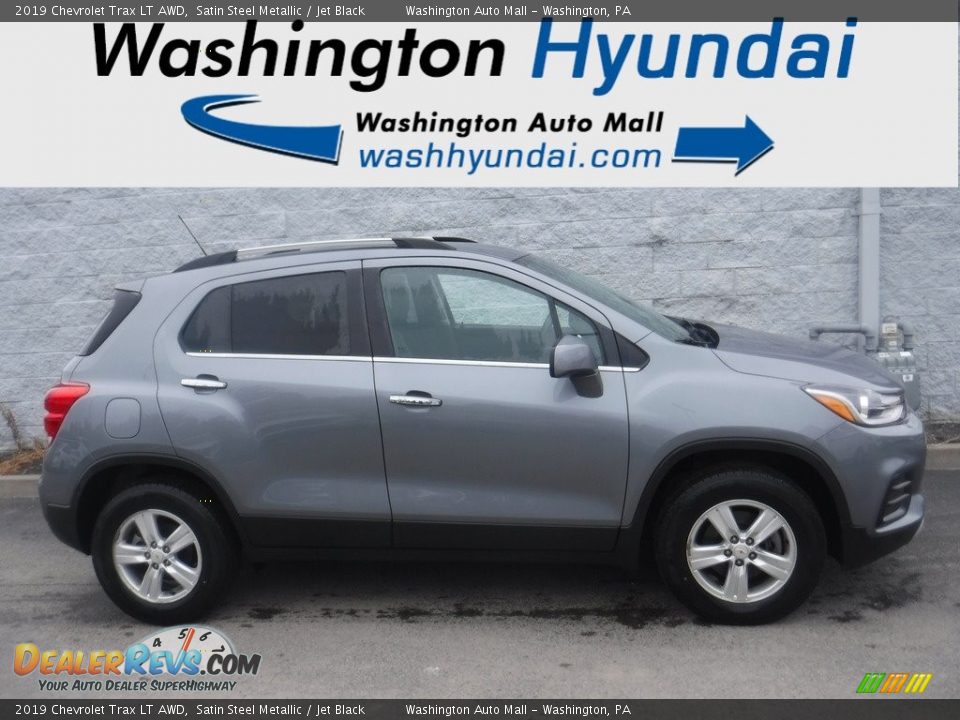 2019 Chevrolet Trax LT AWD Satin Steel Metallic / Jet Black Photo #2