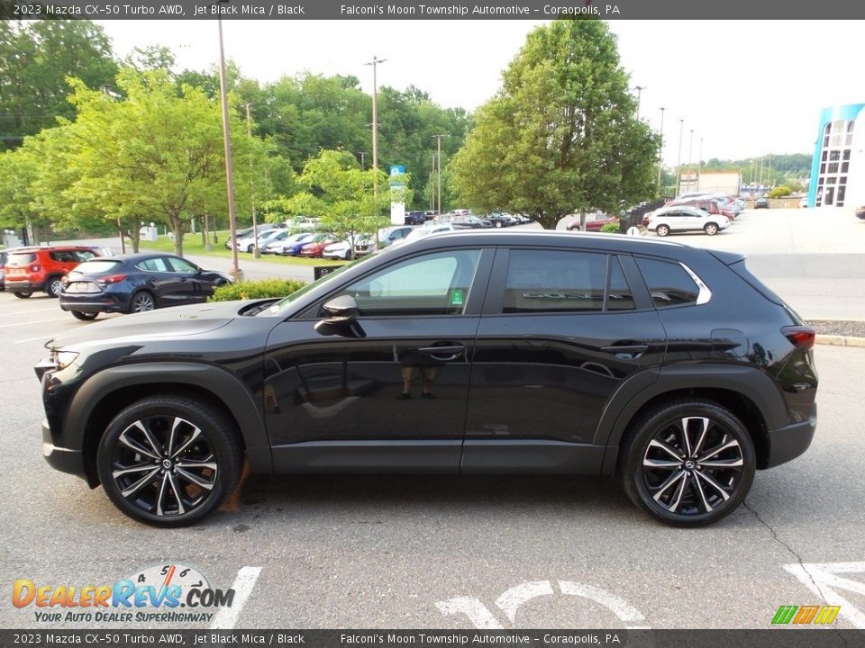 2023 Mazda CX-50 Turbo AWD Jet Black Mica / Black Photo #6