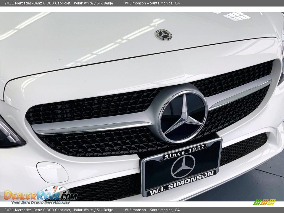 2021 Mercedes-Benz C 300 Cabriolet Polar White / Silk Beige Photo #29