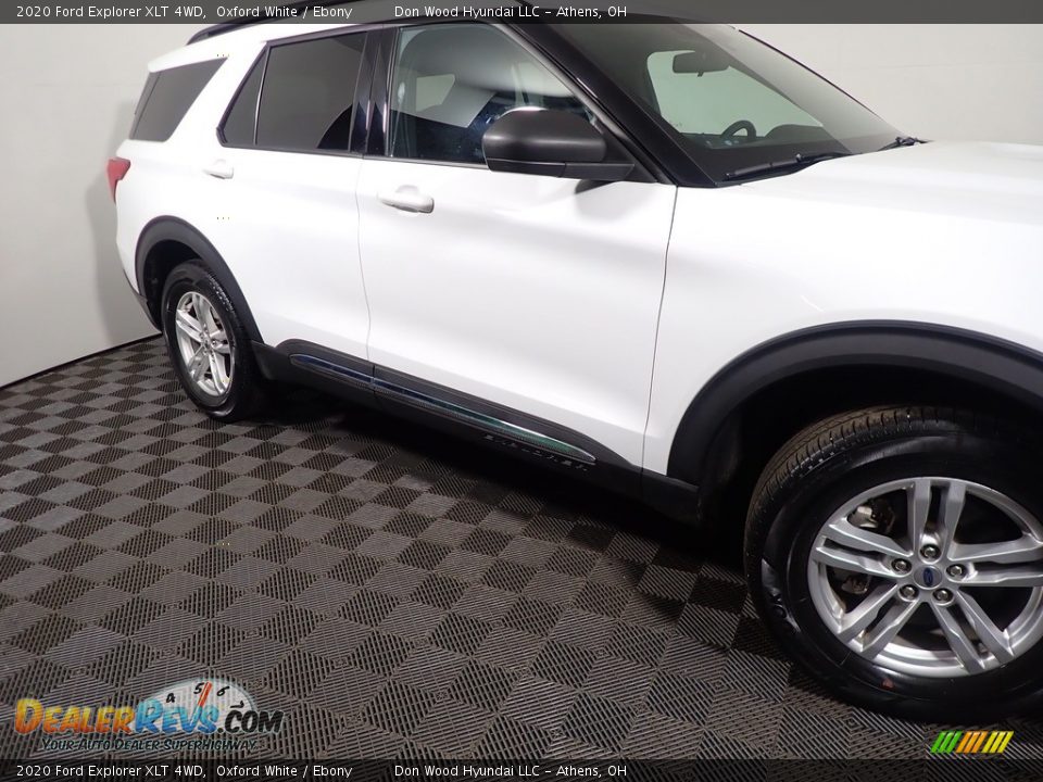 2020 Ford Explorer XLT 4WD Oxford White / Ebony Photo #4