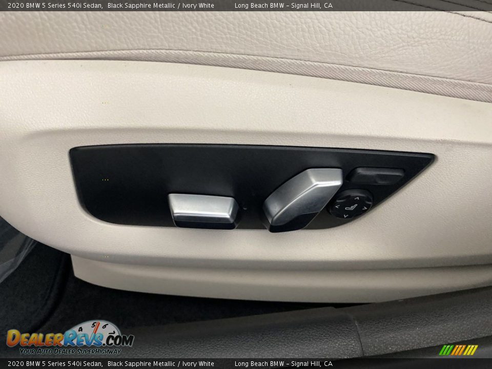 2020 BMW 5 Series 540i Sedan Black Sapphire Metallic / Ivory White Photo #14