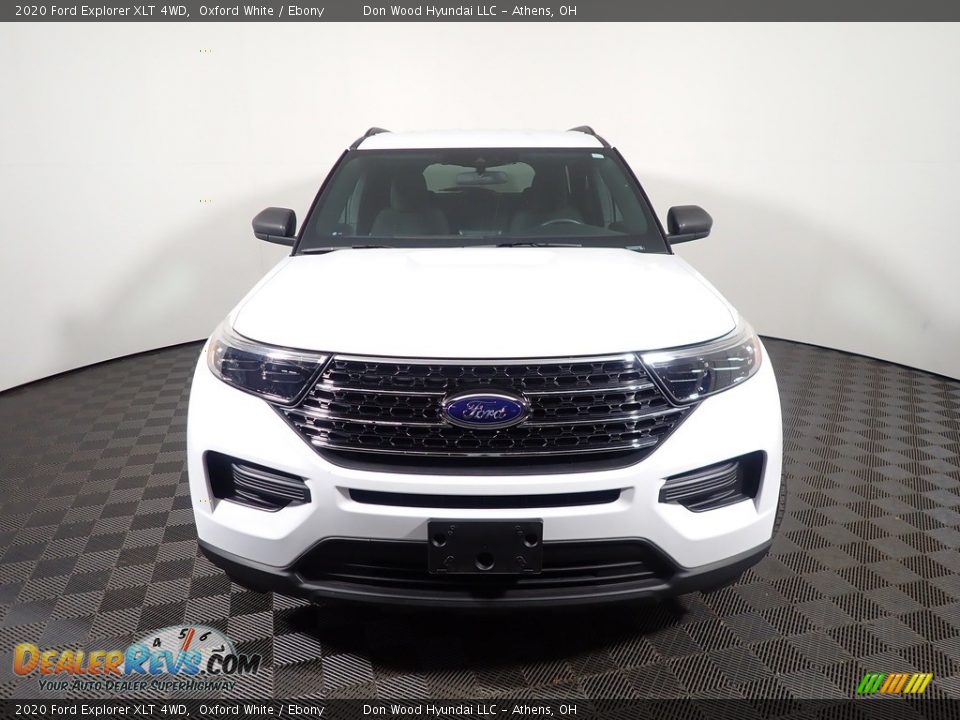 2020 Ford Explorer XLT 4WD Oxford White / Ebony Photo #5