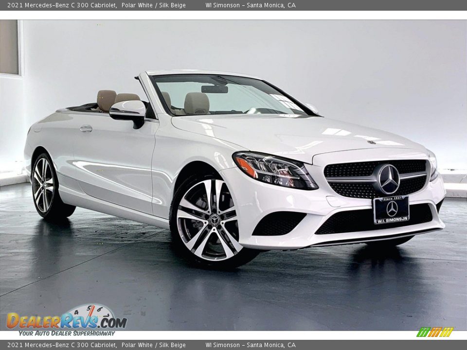 2021 Mercedes-Benz C 300 Cabriolet Polar White / Silk Beige Photo #33