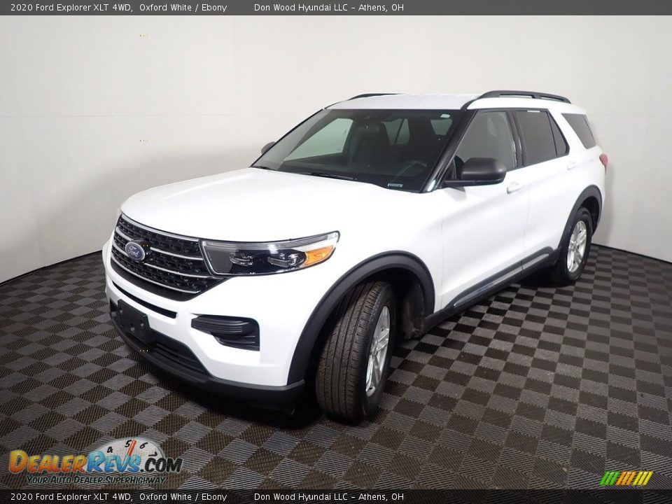 2020 Ford Explorer XLT 4WD Oxford White / Ebony Photo #9